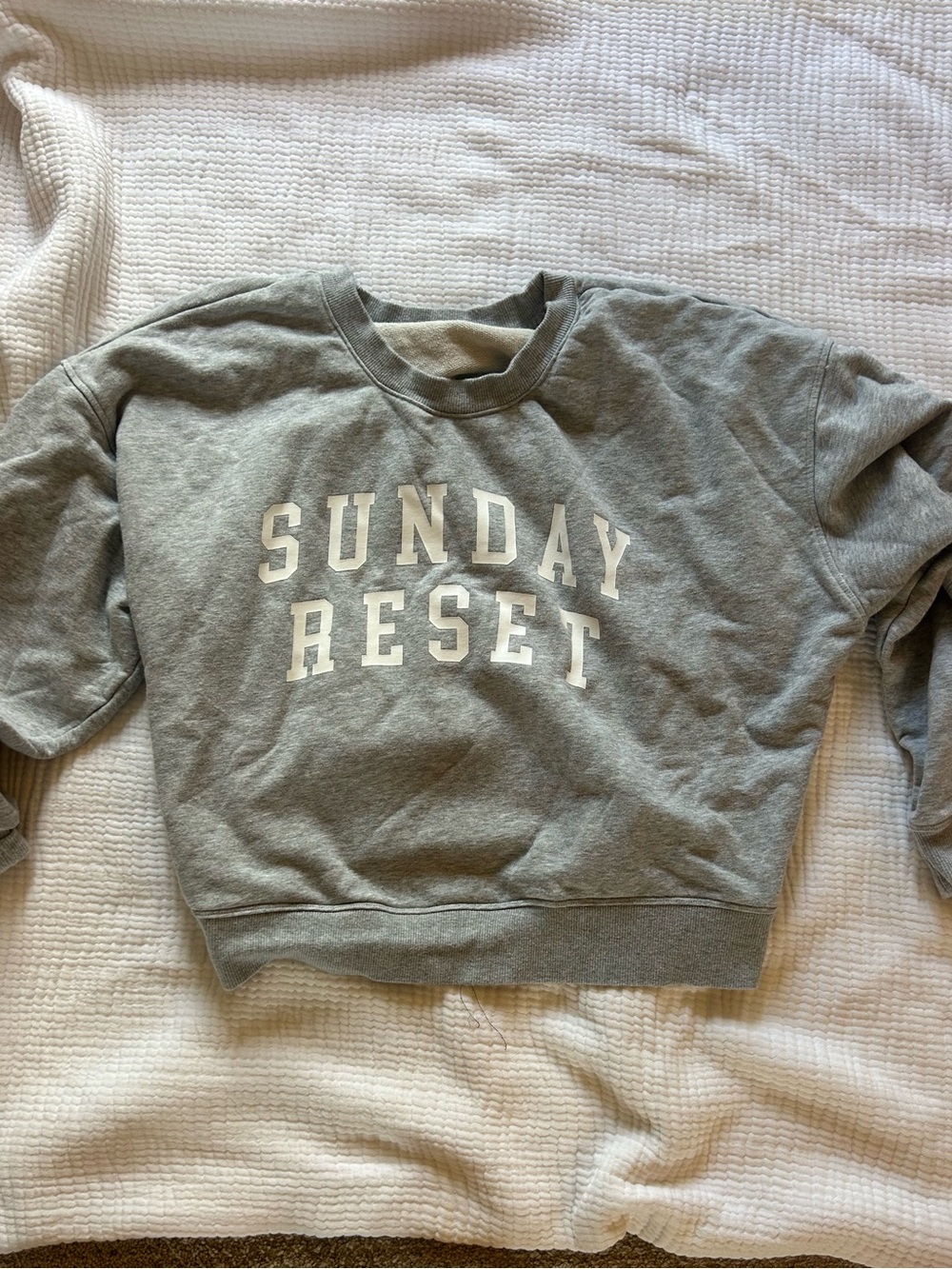 all in motion Grey 'Sunday Reset' Crewneck Sweatshirt